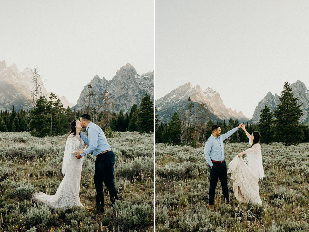 Cascade Canyon Intimate Wedding