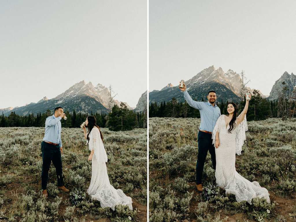 Cascade Canyon Intimate Wedding