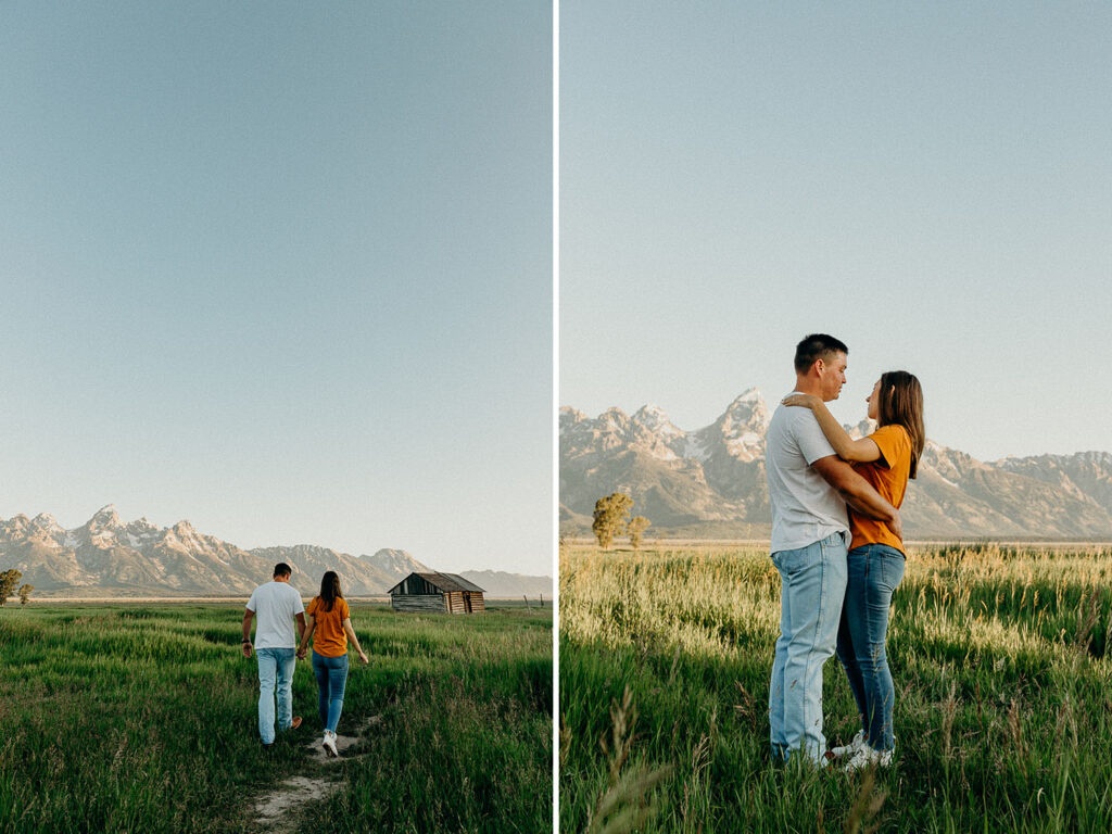 mormon row bridal session