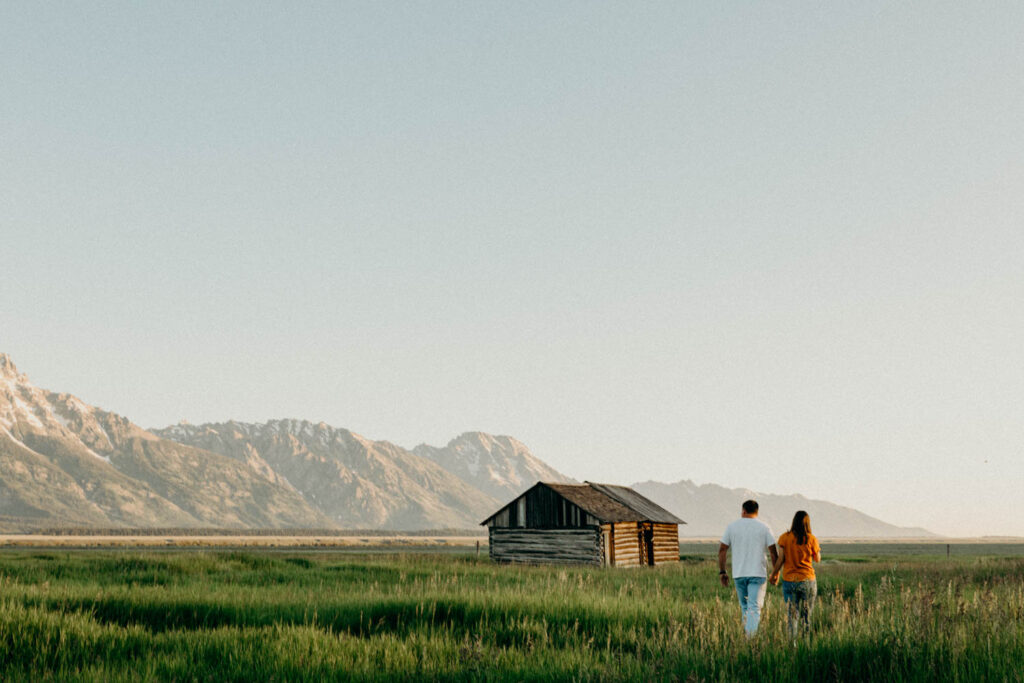 mormon row couples session