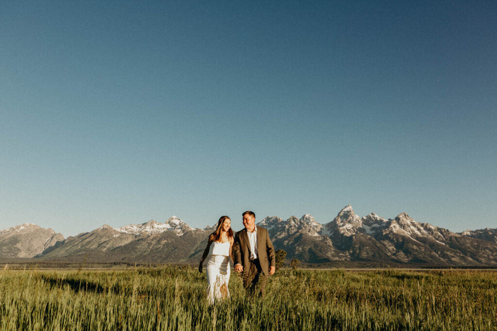 mormon row bridal session