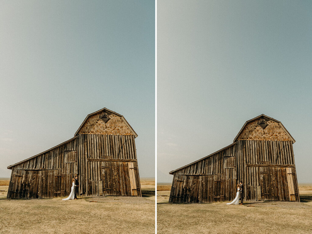 Mormon Row Wedding