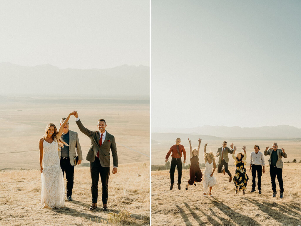 Western Wyoming Wedding