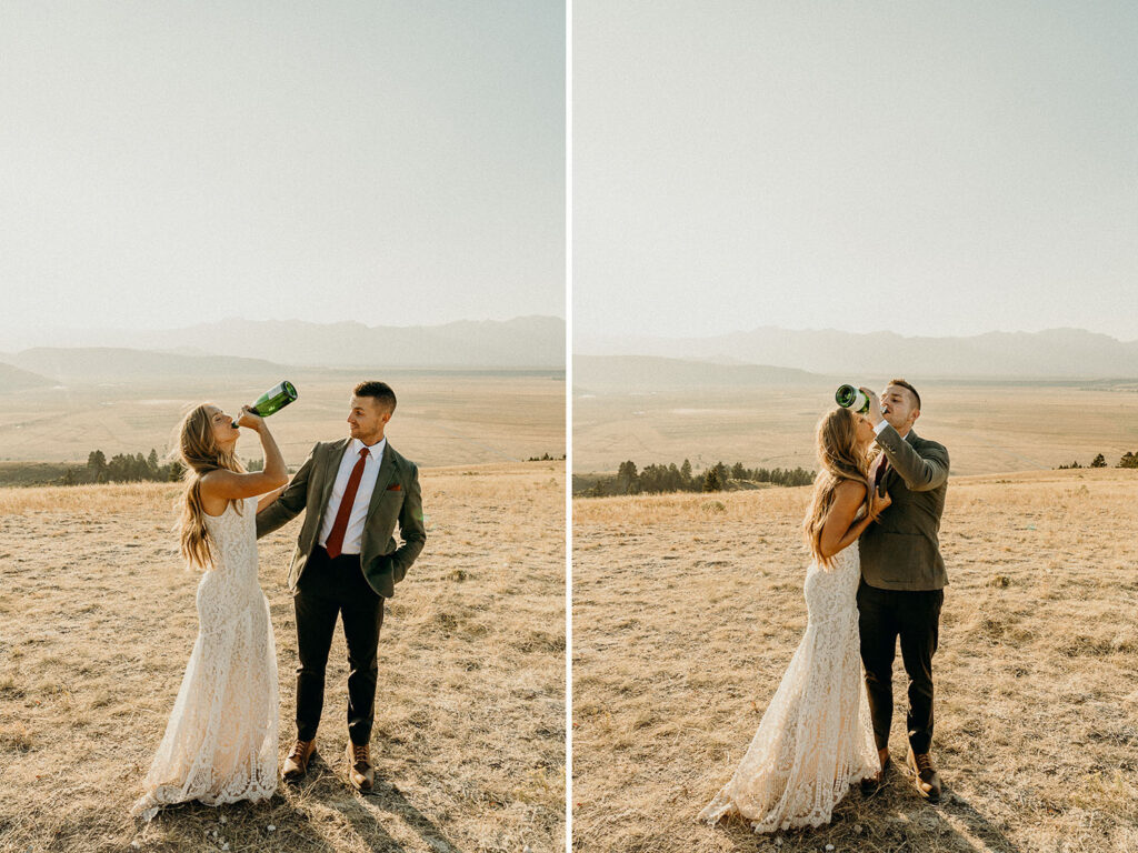 Western Wyoming Wedding