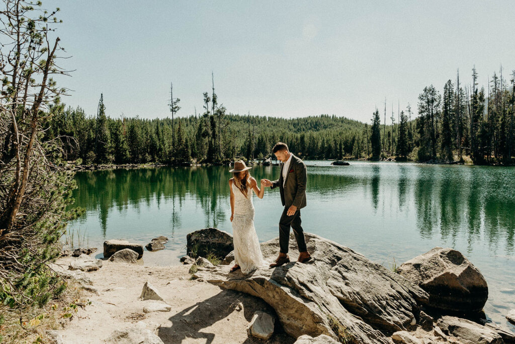 Western Wyoming Wedding