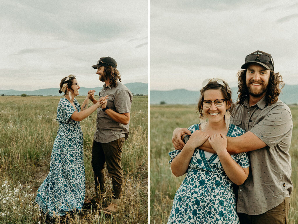 Idaho Field Couples Session