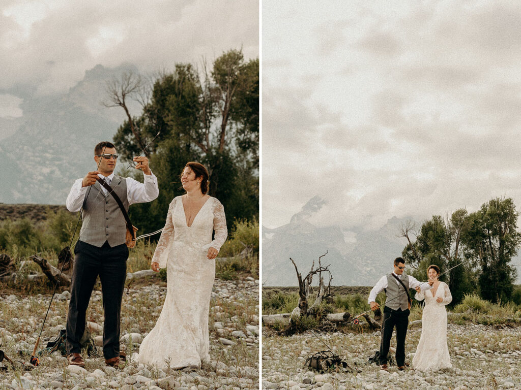 fly-fishing elopement